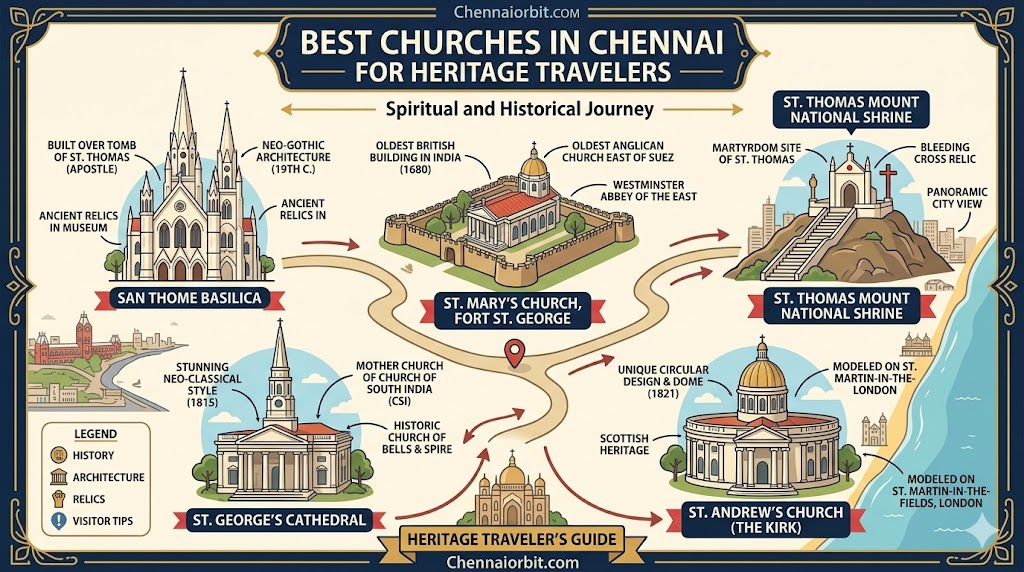 Best Churches in Chennai for Heritage Travelers