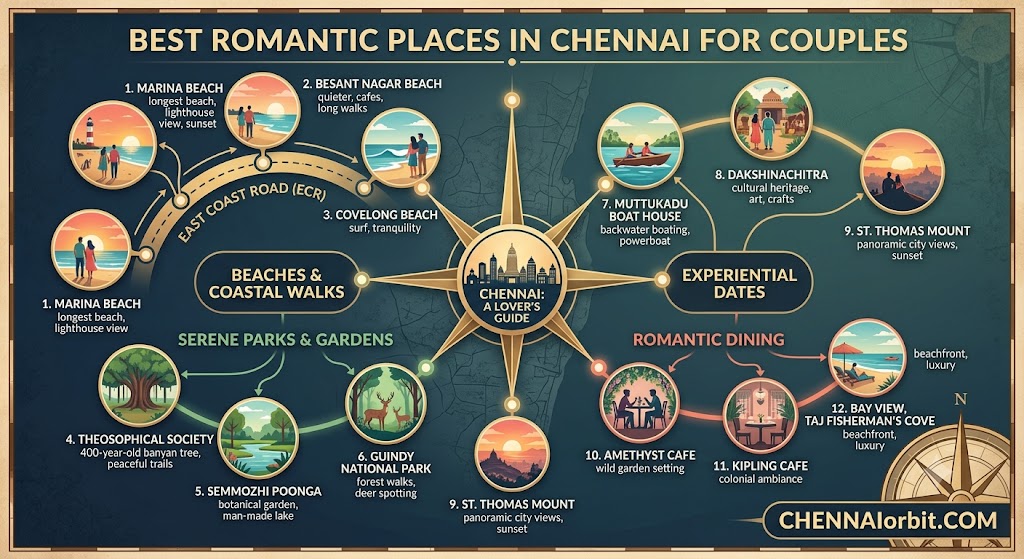 Best Romantic Places in Chennai for Couples